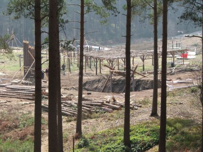 Robin Hood film set in Lower Bourne Woods